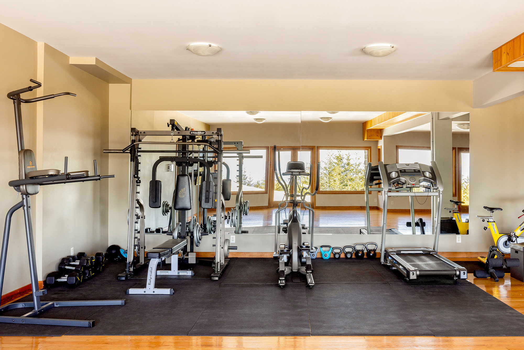 The gym at the Healing Institute